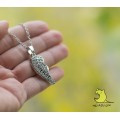 Кулон мамы "Mother". Половинка сердечка